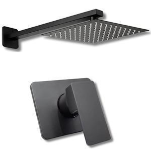 Chuveiro Ducha Banheiro com Acabamento Registro Preto Docol:preto Fosco