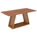 Ver imagem 1 de Mesa de Jantar 6 Lugares Tampo MDF 180x90 cm 22177 Cinamomo Natuem