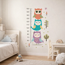 Ver imagem 4 de Adesivo Parede Régua Crescimento Coruja 88x126 Quarto Infantil