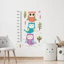 Ver imagem 1 de Adesivo Parede Régua Crescimento Coruja 88x126 Quarto Infantil