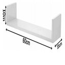 Ver imagem 4 de Kit 03 Prateleiras U 60cm Decoração Porta Livros Sala Branco