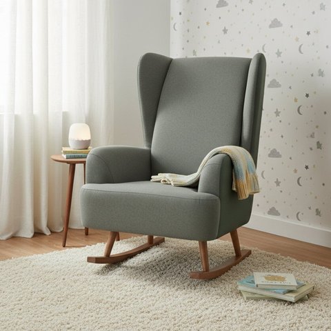 Poltrona de Amamentação Balanço Teodora