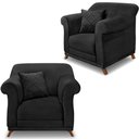 Ver imagem 2 de Kit 2 Poltronas Decorativas Retro Polo Veludo 2237 Ezz 2237