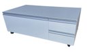 Ver imagem 1 de Balcão Gabinete Pia Banheiro Multiuso com Rodízios 110cm:branco