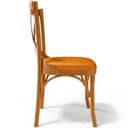 Ver imagem 3 de Kit 04 Cadeiras para Sala de Jantar e Estar Living Estofada Ávila L02 Couríssimo Whisky - Lyam