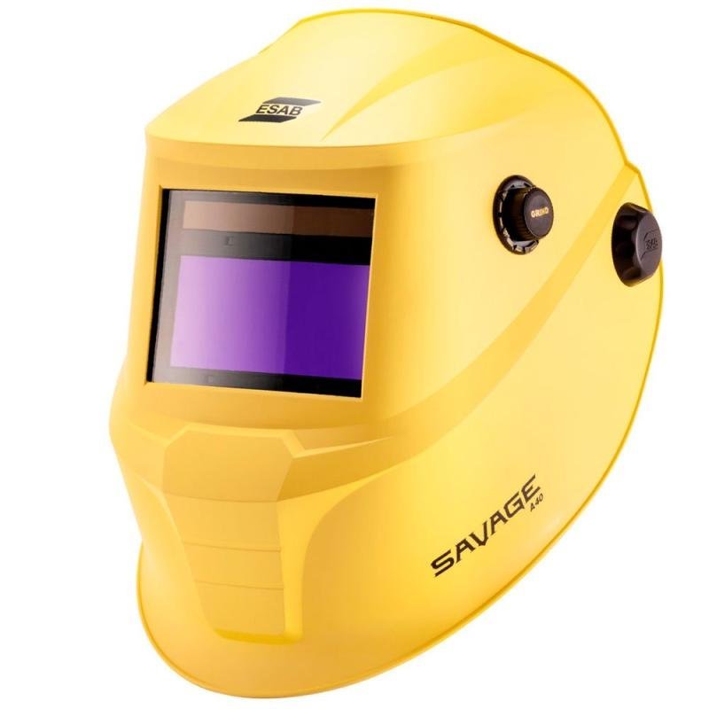Máscara para Solda Automática Regulagem 9 à 13 A40 Savage Amarela 742089 ESAB - 1