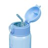 Garrafa Térmica Infantil 400 Ml Com Canudo Azul Pimpolho - 2