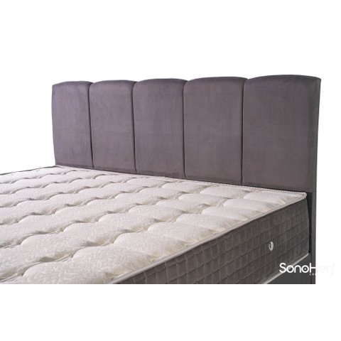 Cabeceira Palito Solteiro 0,88 - Cinza