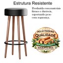Ver imagem 6 de Banqueta Alta Madeira Cozinha/balcão Floyd-kit 3 Unidades - Preto - 80