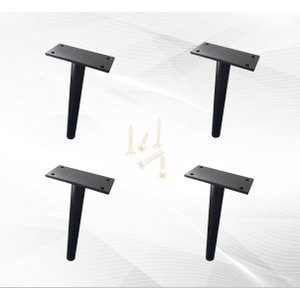 Pé 18cm Aço Multiuso Móveis Pezinhos 4unid. Armário Mesas de Cabeceiras e Camas