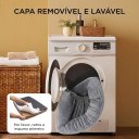 Ver mais imagens de Cama Pet Ortopedica Colchão Grande 89x58cm Espuma Casca de Ovo Memoria Lavável com Zíper Travesseiro