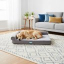 Ver imagem 3 de Cama Pet Ortopedica Colchão Grande 89x58cm Espuma Casca de Ovo Memoria Lavável com Zíper Travesseiro