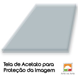 Moldura A4 Quadro Certificado Diploma de Luxo e Tela Acetato Arte na Arte Moldura A-4 Moldura Branca - 3
