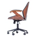 Ver imagem 6 de Cadeira de Escritório Ergonômica Giratória Diretor Executiva Couro Saragoça Office Cor:preto