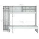 Ver imagem 3 de Guarda-Roupa Solteiro 3 Portas com Cama Complementar Multimóveis