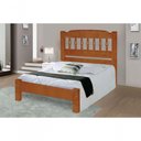 Ver imagem 1 de Cama Queen Size Viena de Madeira Maciça Angelim Pedra Tauari Mel