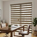 Ver imagem 1 de Persiana Zebra Double Vision 1,20x2,60 Premium - Caramelo