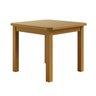Mesa Quadrada Mel de Madeira Maciça Pinus 88x88 para Cozinha Sala de Jantar Sfa - 1