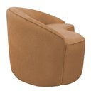 Ver imagem 3 de Sofá Curvo Montserrat 230cm 04 Lugares Bouclé Terracota - Nexta Casa