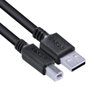 Cabo para Impressora Usb a 2.0 Macho para Usb B 2.0 Macho 28awg Puro Cobre 2 Metros - Puabm2-2 - 1