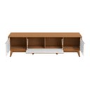 Ver mais imagens de Rack Kappesberg 3 Portas Canela/branco 180cm