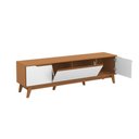 Ver imagem 7 de Rack Kappesberg 3 Portas Canela/branco 180cm