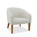Ver imagem 5 de Poltrona Sala Decorativa Kit 2 Stella Pé Madeira Trapézio Castanho Bouclê D03 - D’Rossi