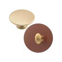Ver imagem 2 de Kit 6 Puxadores 200 Tucson Ponto Dourado para Móveis Armários e Gavetas