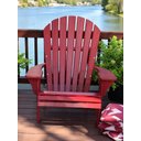 Ver imagem 3 de Cadeira Adirondack Externa Pavão Cor Rubi Madeira de Garapa