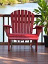Ver imagem 1 de Cadeira Adirondack Externa Pavão Cor Rubi Madeira de Garapa