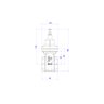 Registro Base de Gaveta Dn40 1-1/2 - Deca Deca Metais - 2