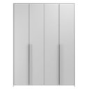 Ver imagem 4 de Guarda-Roupas Infantil MDF 4 Portas Modulados Cinza
