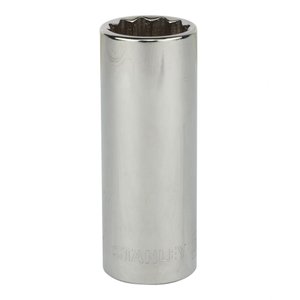 Soquete Longo 24mm 1/2" Estriado - Stanley