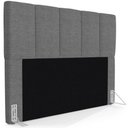 Ver imagem 1 de Cabeceira Cama Box Casal Queen 160cm Pérola W01 Linho Cinza Escuro - Mpozenato