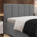 Ver imagem 2 de Cabeceira Cama Box Casal Queen 160cm Pérola W01 Linho Cinza Escuro - Mpozenato
