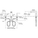 Ver imagem 5 de Misturador Lavatório Kohler Kumin Duplo Comando Cromado 9455br-4-cp