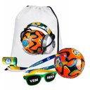 Ver imagem 1 de Kit Completo Torcedor Brasil com Bola Buzina e Oculos Hexa