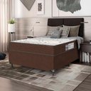 Ver imagem 2 de Cama Box Casal + Colchão D33 One Face - Suede Marrom