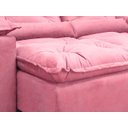 Ver imagem 5 de Sofá Retrátil e Reclinável 2,00m em Tecido Veludão C/ Pillow Nos Braços Athenas - Montagem Inclusa:r