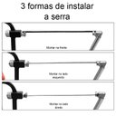 Ver imagem 4 de Kit Completo Arco Serra Mini Serrote Multifuncional Ajustável 7 Peças Serra Tico Tico
