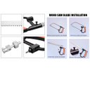 Ver mais imagens de Kit Completo Arco Serra Mini Serrote Multifuncional Ajustável 7 Peças Serra Tico Tico