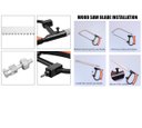Ver mais imagens de Kit Completo Arco Serra Mini Serrote Multifuncional Ajustável 7 Peças Serra Tico Tico