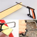 Ver imagem 6 de Kit Completo Arco Serra Mini Serrote Multifuncional Ajustável 7 Peças Serra Tico Tico