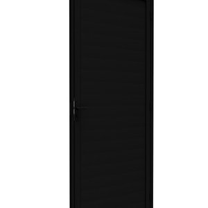 Porta de Alumínio de Giro Lambri com Maçaneta 215cm X 85cm Lucasa Ideale