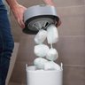 Lixeira Antiodor Descarte Fralda Bebe Infantil Banheiro Cozinha Lixo Pets Multikids Twist And Click - 4