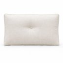 Ver imagem 7 de Almofada Decorativa Aviv Bege Cheia com Zíper 35x56 Linho para Sofá Cama Poltrona Fibra Siliconada