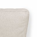 Ver imagem 6 de Almofada Decorativa Aviv Bege Cheia com Zíper 35x56 Linho para Sofá Cama Poltrona Fibra Siliconada