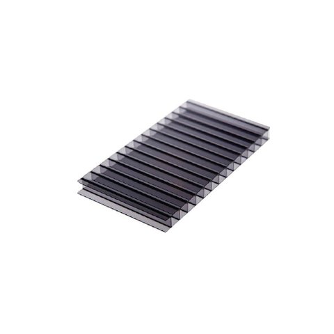 Chapa de Policarbonato Alveolar Fume 4mm - 2,10m X 4,00m - Sabic