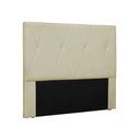 Ver imagem 1 de Cabeceira Aquilla para Cama Box Solteiro 90 Cm Corino Bege - D’Rossi