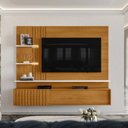 Ver imagem 1 de Bancada Suspensa Mesaque Mdp Pintura Uv até 65 Cinamomo/offwhite G97 - Gran Belo